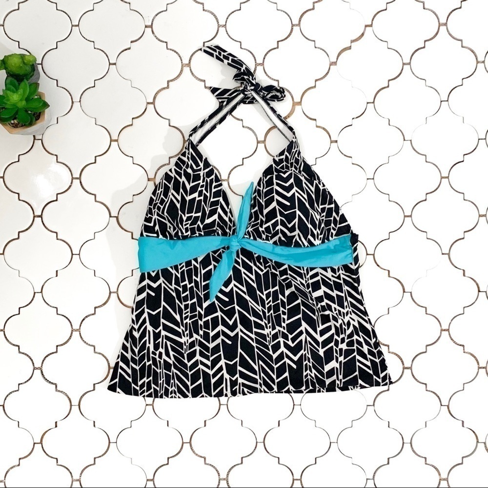 Zebra print tankini